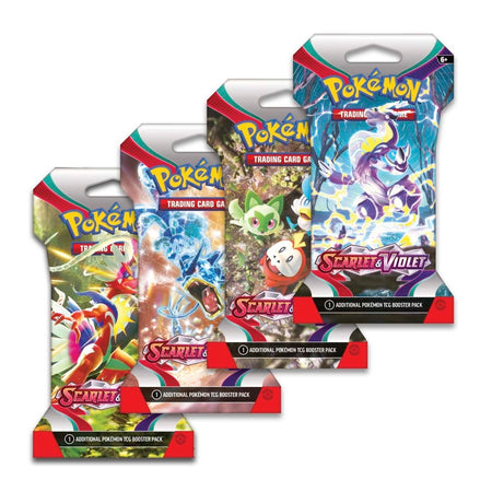 Pokemon TCG: Scarlet & Violet Sleeved Booster Pack Card Game Pokemon   