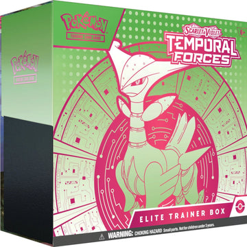 Pokemon TCG: Scarlet & Violet - Temporal Forces Elite Trainer Box [Iron Leaves] Card Game Pokemon