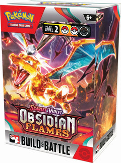 Pokemon TCG: Scarlet & Violet-Obsidian Flames Build & Battle Box Card Game Pokemon   