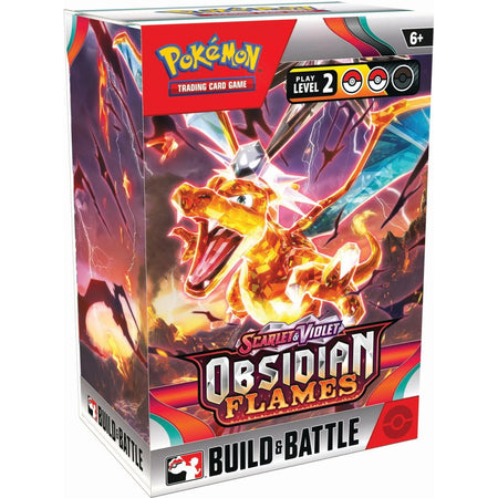 Pokemon TCG: Scarlet & Violet-Obsidian Flames Build & Battle Box Card Game Pokemon   