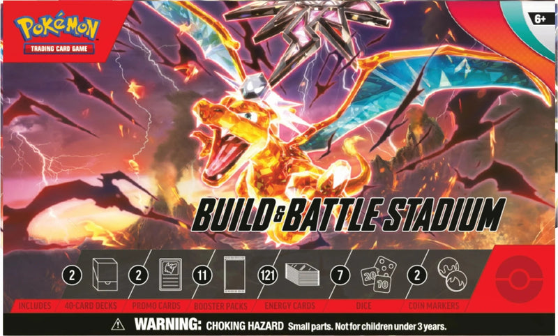 Pokemon TCG: Scarlet & Violet - Obsidian Flames Build & Battle Stadium Card Game Pokemon   