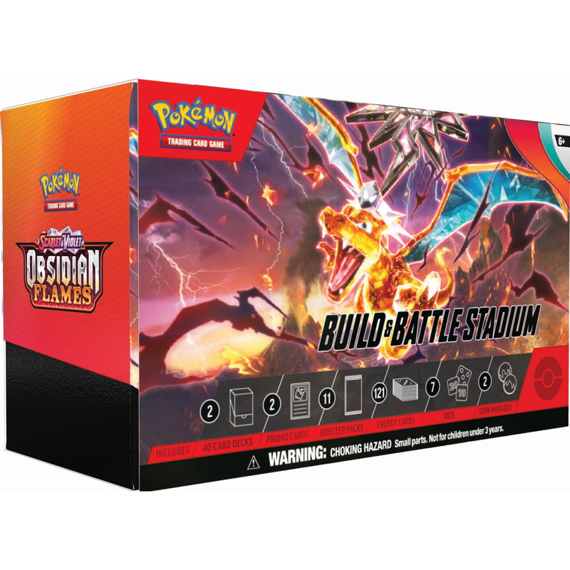 Pokemon TCG: Scarlet & Violet - Obsidian Flames Build & Battle Stadium Card Game Pokemon   