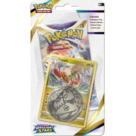 Pokemon TCG: Sword & Shield - Brilliant Stars Checklane Blister Booster Pack Card Game Pokemon   