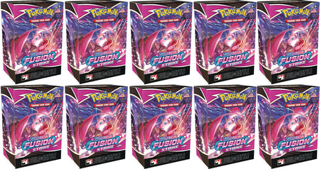 Pokemon TCG: Sword & Shield - Fusion Strike Build & Battle Display Box - 10 Count Card Game Pokemon   