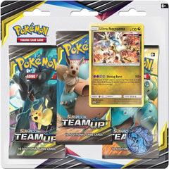 Pokemon TCG: Sun & Moon - Team Up - Three Booster Blister Pack Card Game Pokemon   