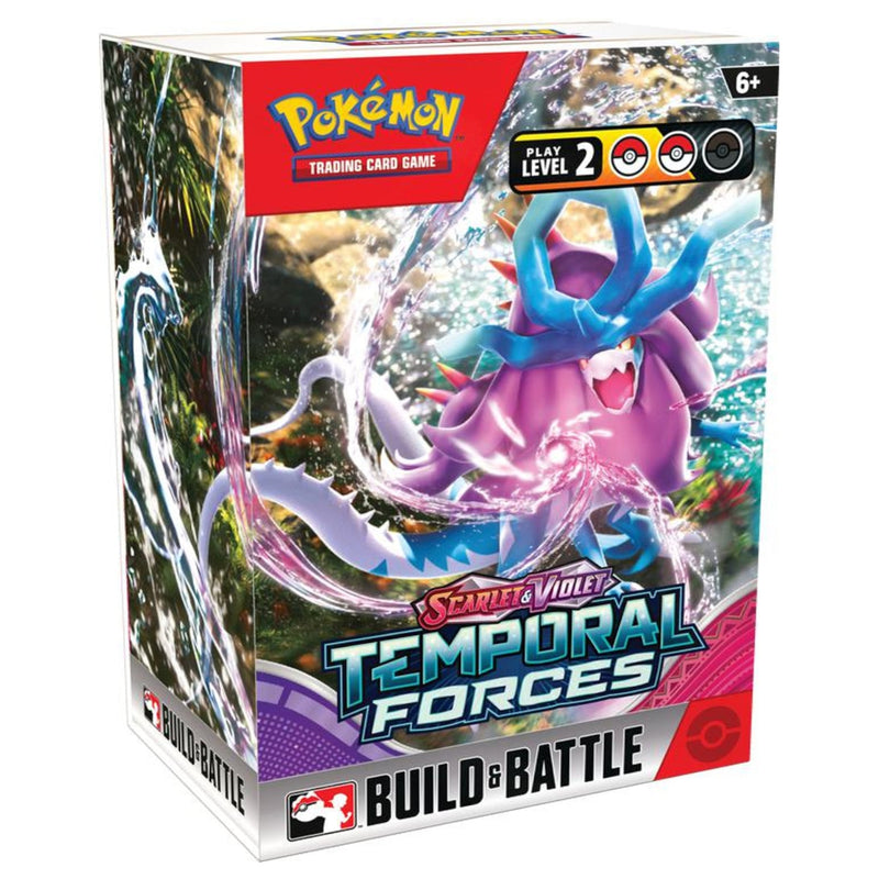 Pokemon TCG: Scarlet & Violet - Temporal Forces Build & Battle Box Card Game Pokemon   