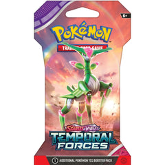 Pokemon TCG:  Scarlet and Violet - Temporal Forces Sleeved Booster Pack Card Game Pokemon   