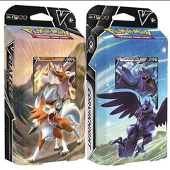 Pokemon TCG: V Battle Deck - Lycanroc or Corviknight - 8 Decks Card Game Pokemon   