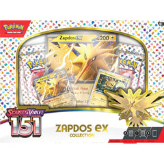 Pokemon TCG: Scarlet & Violet - 151 Collection - Zapdos Ex Card Game Pokemon   