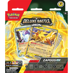 Pokemon TCG: Zapdos Ex - Deluxe Battle Deck Card Game Pokemon   