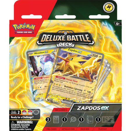 Pokemon TCG: Zapdos ex - Deluxe Battle Deck Card Game Pokemon   