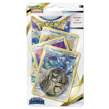 Pokemon TCG: Sword & Shield - Silver Tempest Premium Checklane Blister - Magnezone Card Game Pokemon   