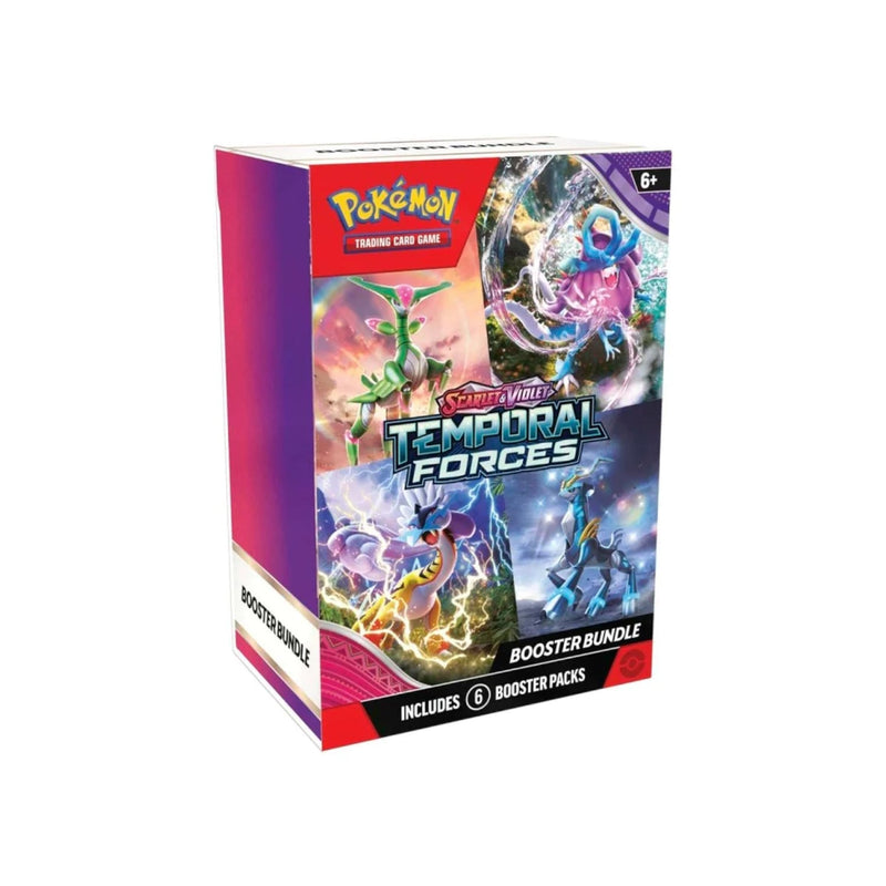 Pokemon TCG: Scarlet & Violet - Temporal Forces Booster Bundle - 6 Packs Card Game Pokemon   