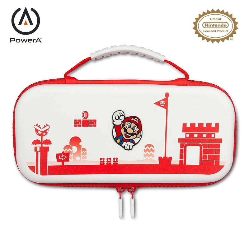 PowerA Protection Case for Nintendo Switch - OLED Model, Nintendo Switch or Nintendo Switch Lite - Mario Red/White [Nintendo Switch Accessory] Nintendo Switch Accessories PowerA   