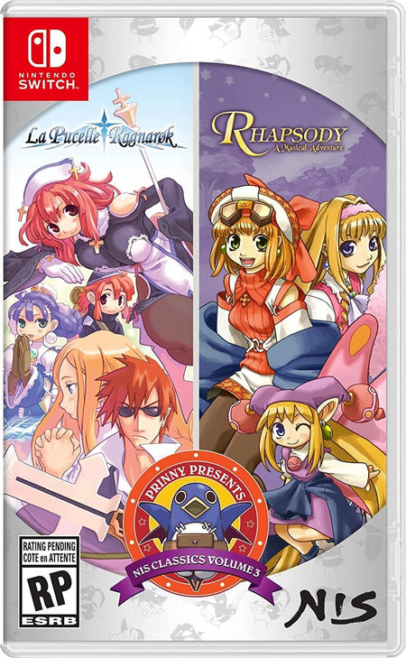 Prinny Presents NIS Classics Volume 3: La Pucelle: Ragnarok + Rhapsody: A Musical Adventure - Deluxe Edition [Nintendo Switch] Nintendo Switch Video Game NIS America   
