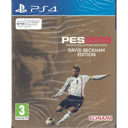 PES Pro Evolution Soccer 2019 - David Beckham Edition SteelBook [PlayStation 4] PlayStation 4 Video Game Konami   