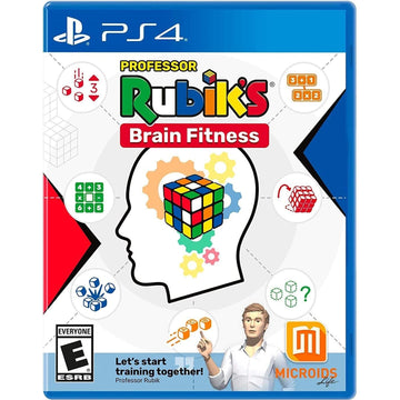 Professor Rubik's Brain Fitness [PlayStation 4] PlayStation 4 Video Game Microids   