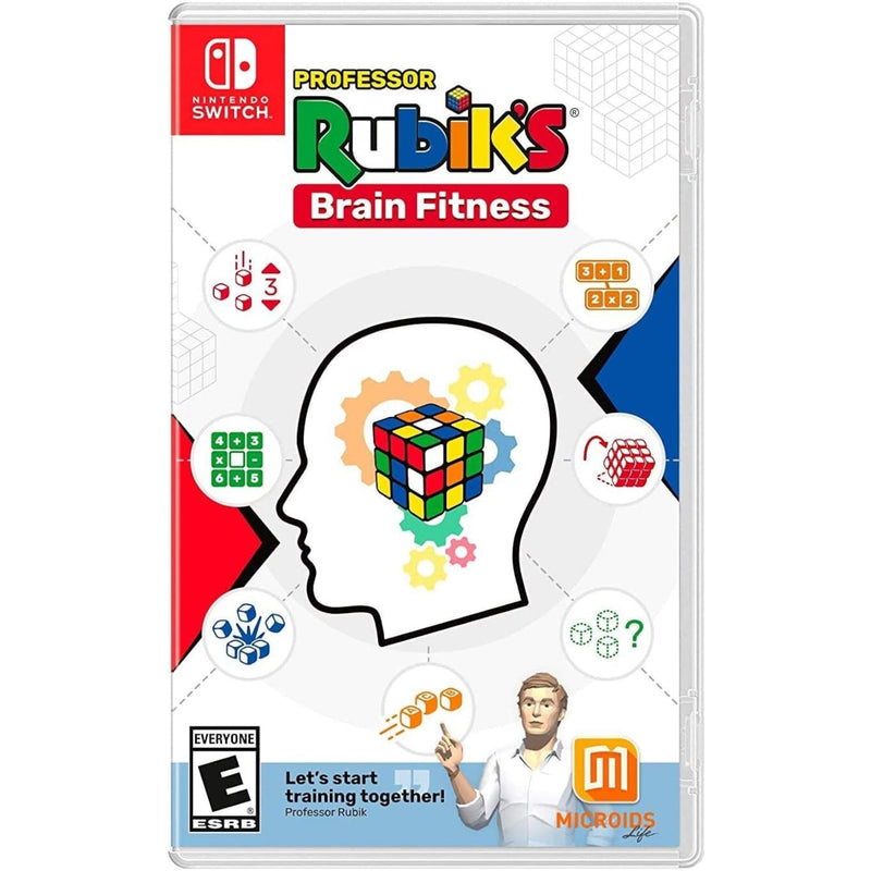 Professor Rubik's Brain Fitness [Nintendo Switch] Nintendo Switch Video Game Microids   