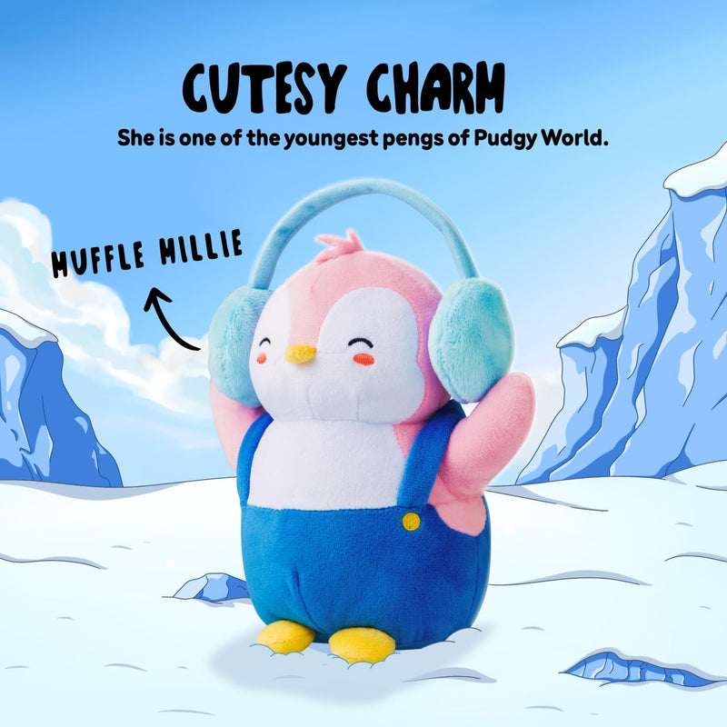 Pudgy Penguins Buddies: Muffle Millie - 7.8 Inch Plush Toys & Games Pudgy Penguins   