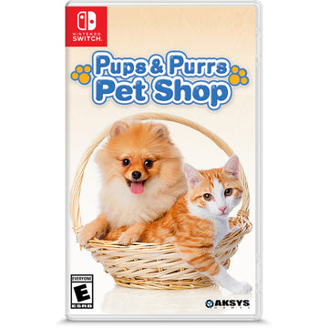 Pups & Purrs Pet Shop [Nintendo Switch] Nintendo Switch Video Game Aksys Games   