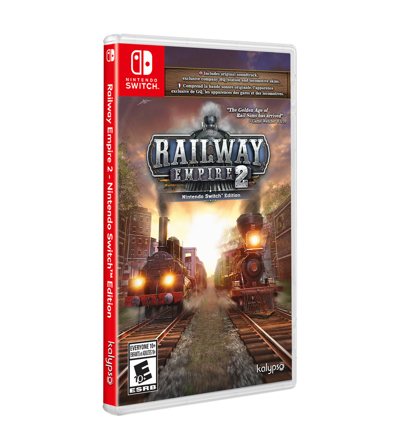 Railway Empire 2 - Deluxe Edition [Nintendo Switch] Nintendo Switch Video Game Kalypso Media