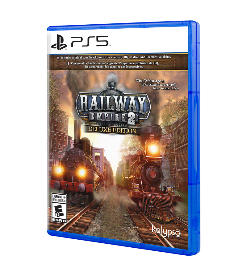 Railway Empire 2 - Deluxe Edition [PlayStation 5] PlayStation 5 Video Game Kalypso Media