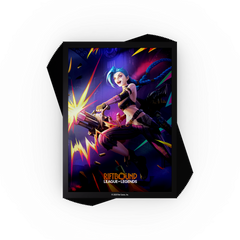 Riftbound League of Legends TCG: Vendetta Art Sleeve #1 (Vi vs Jinx)