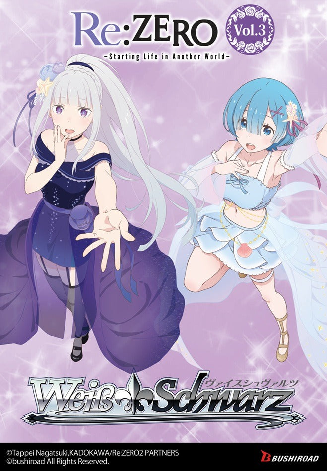 Weiss Schwarz TCG: Re:ZERO - Starting Life in Another World- Vol.3