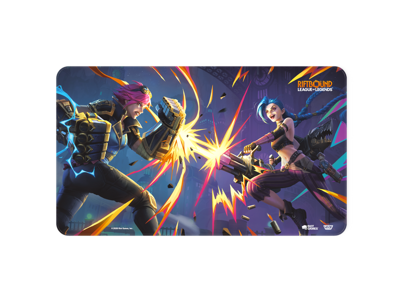 Riftbound League of Legends TCG: Vendetta Playmat #1 (Vi and Jinx) Card Game Accessories UVS Games