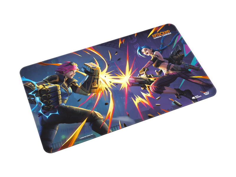 Riftbound League of Legends TCG: Vendetta Playmat #1 (Vi and Jinx) Card Game Accessories UVS Games