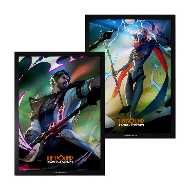 Riftbound League of Legends TCG: Vendetta Art Sleeve #2 (Jayce vs Viktor) Card Game Accessories UVS Games