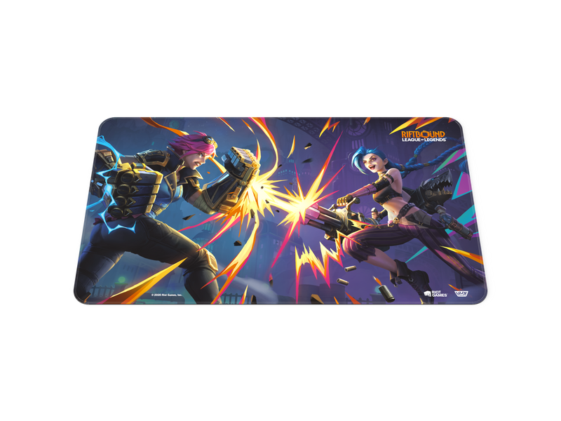 Riftbound League of Legends TCG: Vendetta Playmat #1 (Vi and Jinx) Card Game Accessories UVS Games