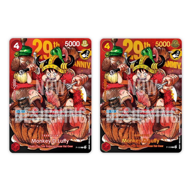One Piece TCG: Premium Card Collection 29th Anniversary Edition Card Game Bandai Namco