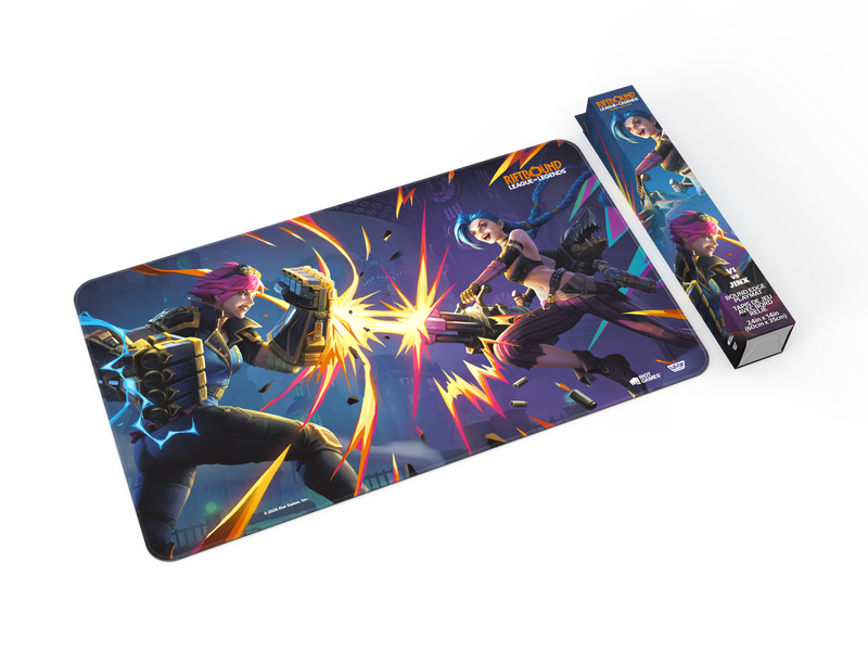 Riftbound League of Legends TCG: Vendetta Playmat #1 (Vi and Jinx) Card Game Accessories UVS Games