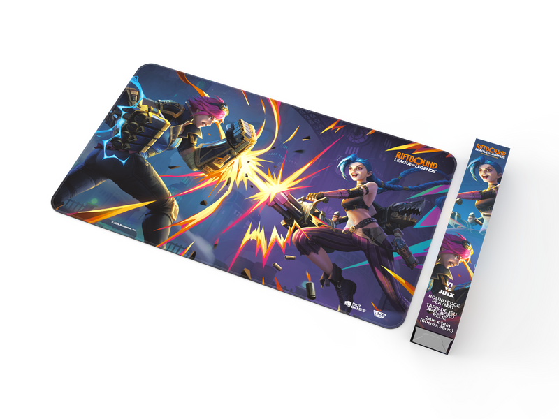 Riftbound League of Legends TCG: Vendetta Playmat #1 (Vi and Jinx) Card Game Accessories UVS Games