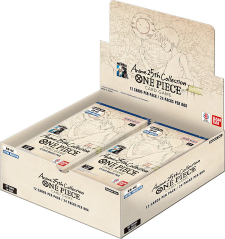 One Piece TCG: Extra Booster Anime 25th Collection - 24 Packs [EB-02] Card Game Bandai Namco