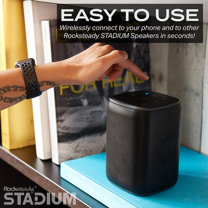 Rocksteady Stadium Portable Bluetooth Speaker Bundle - 4 Stereo Speakers [Electronics] Electronics Rocksteady   