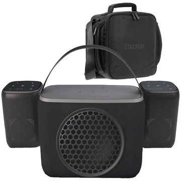 Rocksteady Stadium Portable Bluetooth Speaker and Subwoofer Combo - 2 Stereo Speakers + 1 Subwoofer [Electronics] Electronics Rocksteady   