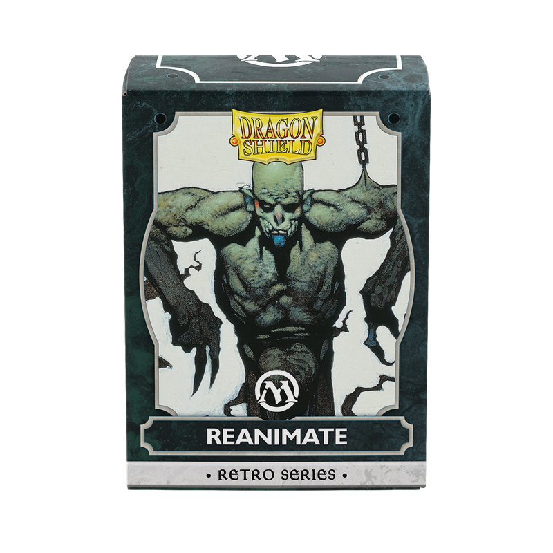 Dragon Shield Sleeves: Magic: The Gathering TCG: Retro Series Brushed Art [Reanimate] - 100 Standard Size Sleeves Card Game Dragon Shield