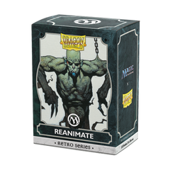 Dragon Shield Sleeves: Magic: The Gathering TCG: Retro Series Brushed Art [Reanimate] - 100 Standard Size Sleeves Card Game Dragon Shield