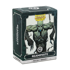 Dragon Shield Sleeves: Magic: The Gathering TCG: Retro Series Brushed Art [Reanimate] - 100 Standard Size Sleeves Card Game Dragon Shield