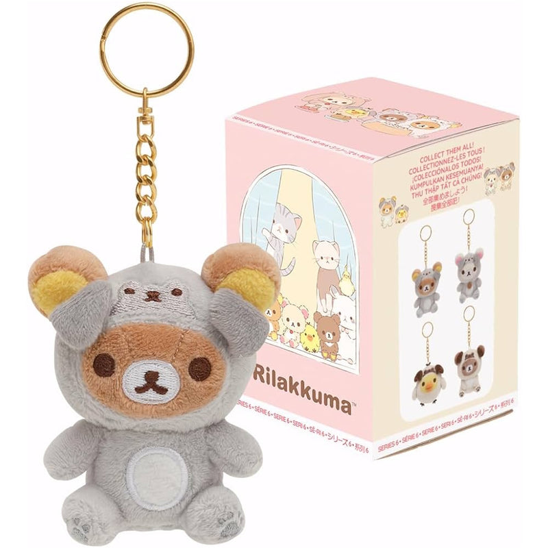 Rilakkuma San-X: Original Pug Series Blind Box Keychains - 1 Random Figure Toys & Games Rilakkuma