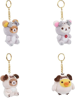 Rilakkuma San-X: Original Pug Series Blind Box Keychains - 1 Random Figure Toys & Games Rilakkuma