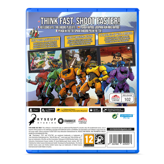 Roboquest - Limited Edition [PlayStation 5] PlayStation 5 Video Game Strictly Limited Games