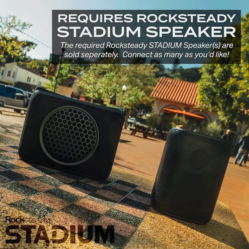 Rocksteady Stadium Subwoofer| Link Unlimited Speakers | 16 Hour Battery Life| Bluetooth Portable Bass Electronics Rocksteady   