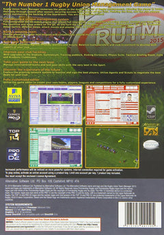 Rugby Union Team Manager 2015 [PC] PC Video Game Alternative   