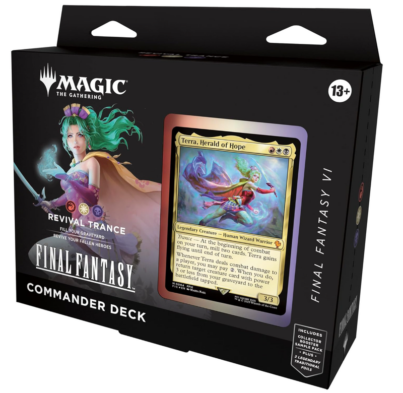 Magic: The Gathering MTG TCG: Final Fantasy Commander Decks - Set of 4 Card Game Wizards of the Coast