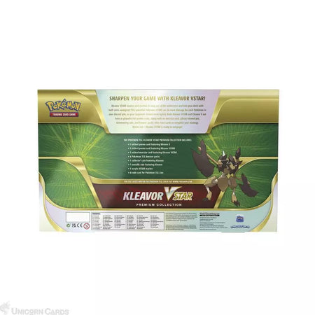 Pokemon TCG: Kleavor VSTAR Premium Collection - 5 Booster Packs Card Game Pokemon   