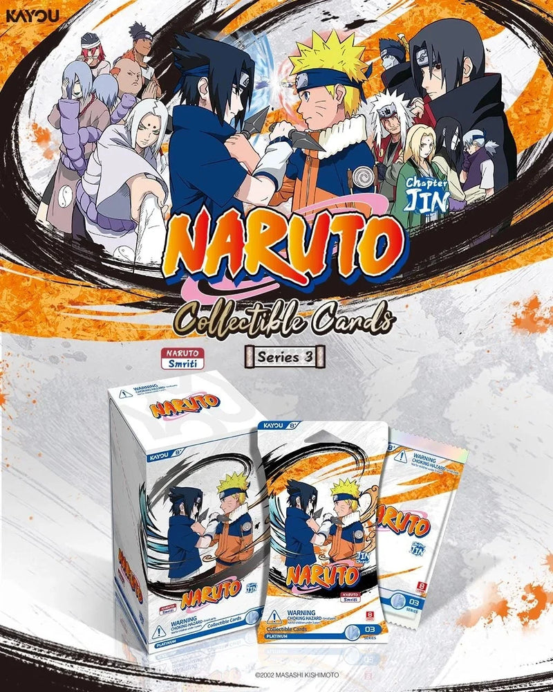 Kayou TCG: Naruto - Smriti Jin Chapter Series 3 Booster Box & PROMO - 12 Packs Card Game Kayou