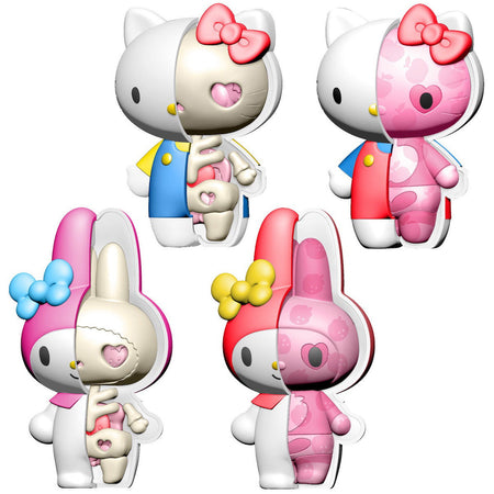 Sanrio Kaitai Fantasy Figures - Hello Kitty & My Melody - 4 Pack [Toys, Ages 5+] Toys & Games Megahouse   